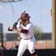Travis Muse - Ada Baseball Boosters -- Ada junior Caden Ross (30) had two of his team’s six hits in the Cougars’ 4-2 loss to Class A power Wright City Monday night at Cougar Field. The Cougars host Bishop McGuinness at 3:30 p.m. Thursday in a Class 4A Bi-District doubleheader.