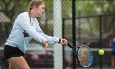 The Ada High girls tennis team finished third at their own weather-delayed tournament last week. Duncan won the team title with 49 points, the Byng Lady Pirates were next at 49 and Ada, Durant and Seminole all finished in a three-way tie for third place with 47 points. Ada finished the day with two runner-ups in doubles. In the No. 1 Doubles bracket, the Byng team of Livi Colombe and Trenity Miller knocked off Gentri Langley and Emma Summers 6-1, 6-2 in the title match. Ada’s Ava Bolin and Ahna Redwine dropped a tough 6-3, 5-7, 10-7 decision to Emma Moore and Sheridan White of Duncan in the No. 2 Doubles title contest. In No. 1 Singles, Ada’s Macy Lowrance dropped a 6-2, 6-0 decision to Kassie Canant of Durant in the 7th-place match. And Ada’s Abby Machetta defeated Natalie Choate of Seminole 6-3, 6-1 to capture fifth place. Ada’s Joelly Brassfield teamed up with Lincoln Smith in No. 2 Doubles and fell to the Byng duo of CJ Lee and Caylee Parry 6-1, 7-5 in the seventh-place match. In the No. 2 Singles draw, Emma Underwood of Byng advanced to the championship match before falling to Alyssa Mitchell of Duncan 6-2, 6-1. McAlester’s Lexi Zurovewtz got past Hope Rice of Byng 6-4, 6-1 in the No. 1 Singles fifth-place contest.