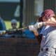 Richard R. Barron | The Ada News -- Ada’s John David Muse had one of four Ada hits and scored three runs in the Cougars’ 13-0 win over Drumright Saturday in Atoka.