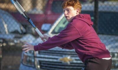 Richard R. Barron | The Ada News -- Ada junior Boady Ross finished second in No. 2 Singles at a Class 5A Regional Tournament on Monday.