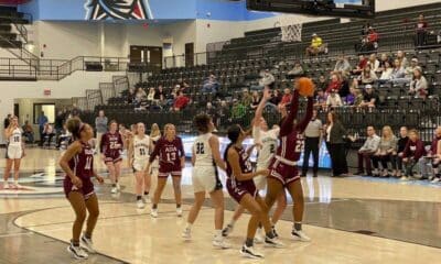 Taco Bell Tournament of Champions | Twitter Photo The Ada High girls basketball team battles Greenwood in the first round of the Taco Bell Tournament of Champions inside The Barn on the campus of Southside High School.