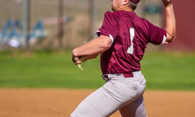 Richard R. Barron | The Ada News -- Ada senior hurler Hunter Condon struck out nine, walked and didn’t allow an earned run in a solid complete-game performance during the Cougars’ 5-3 win at Chickasha Tuesday evening.