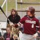 Travis Muse | Ada Baseball Boosters -- Ada’s Carter Freeland waits for his pitch during action at the 2022 Heart of Oklahoma Tournament in Purcell. Freeland belted a two-run triple in Ada’s 6-2 win over Lexington.
